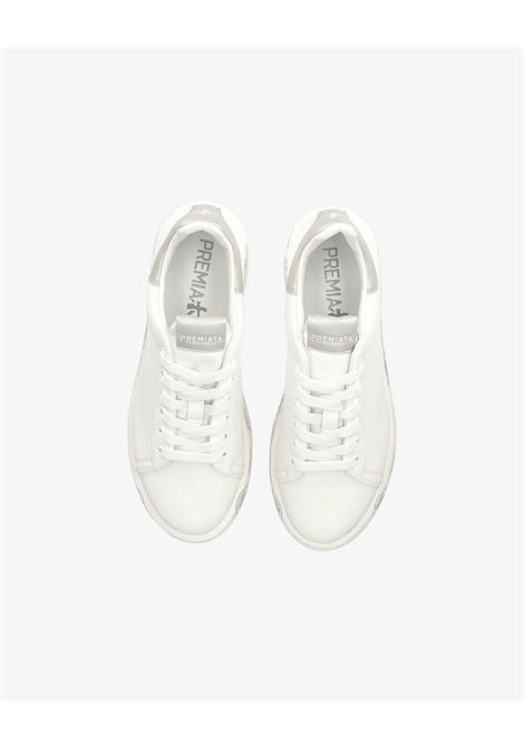 Premiata Belle 7447 leather sneakers white with silver heel PREMIATA |  | BELLE VAR7447